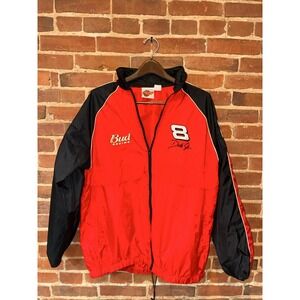 Dale Earnhardt‎ Jr #8 Budweiser NASCAR Windbreaker Jacket Winner Circle